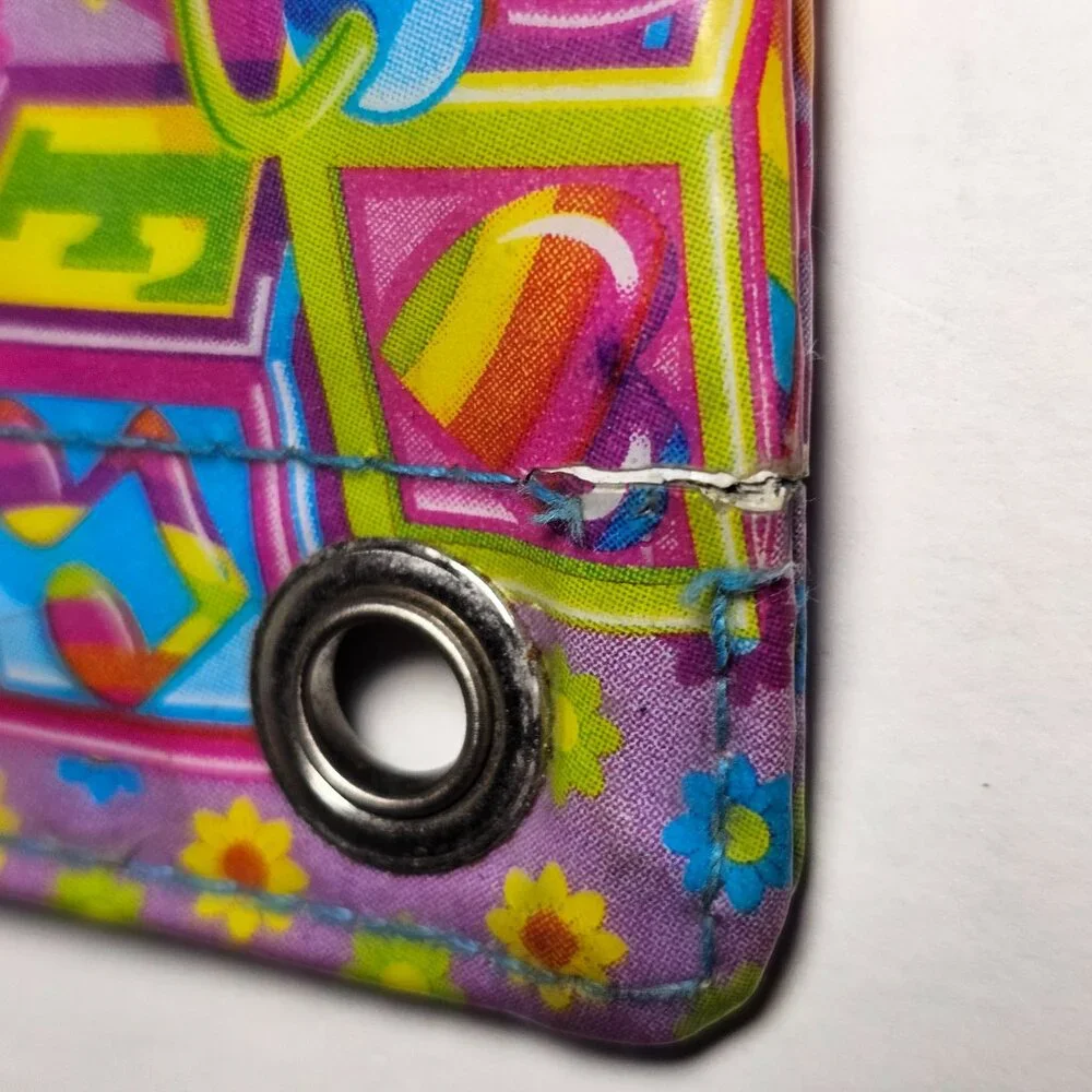 Lisa Frank 90s Playtime Kittens Cat Pencil Pals Case Bag Vintage 3 Ring Pouch